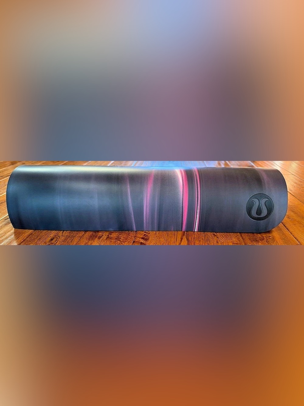 NWOT Lululemon Yoga Mat 5mm Navy & Pink